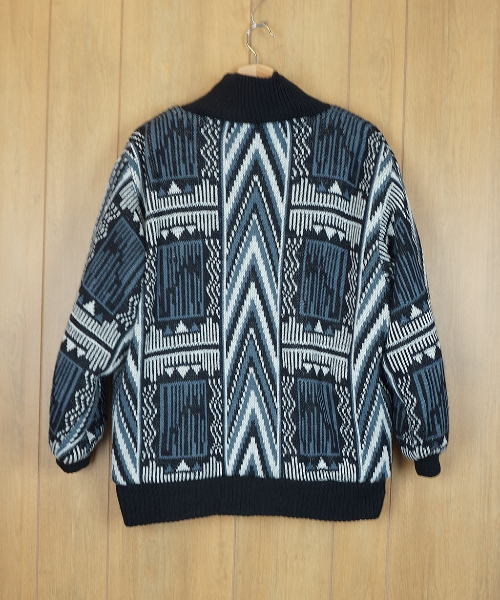 1990's Reversible Sweater Track Jacket