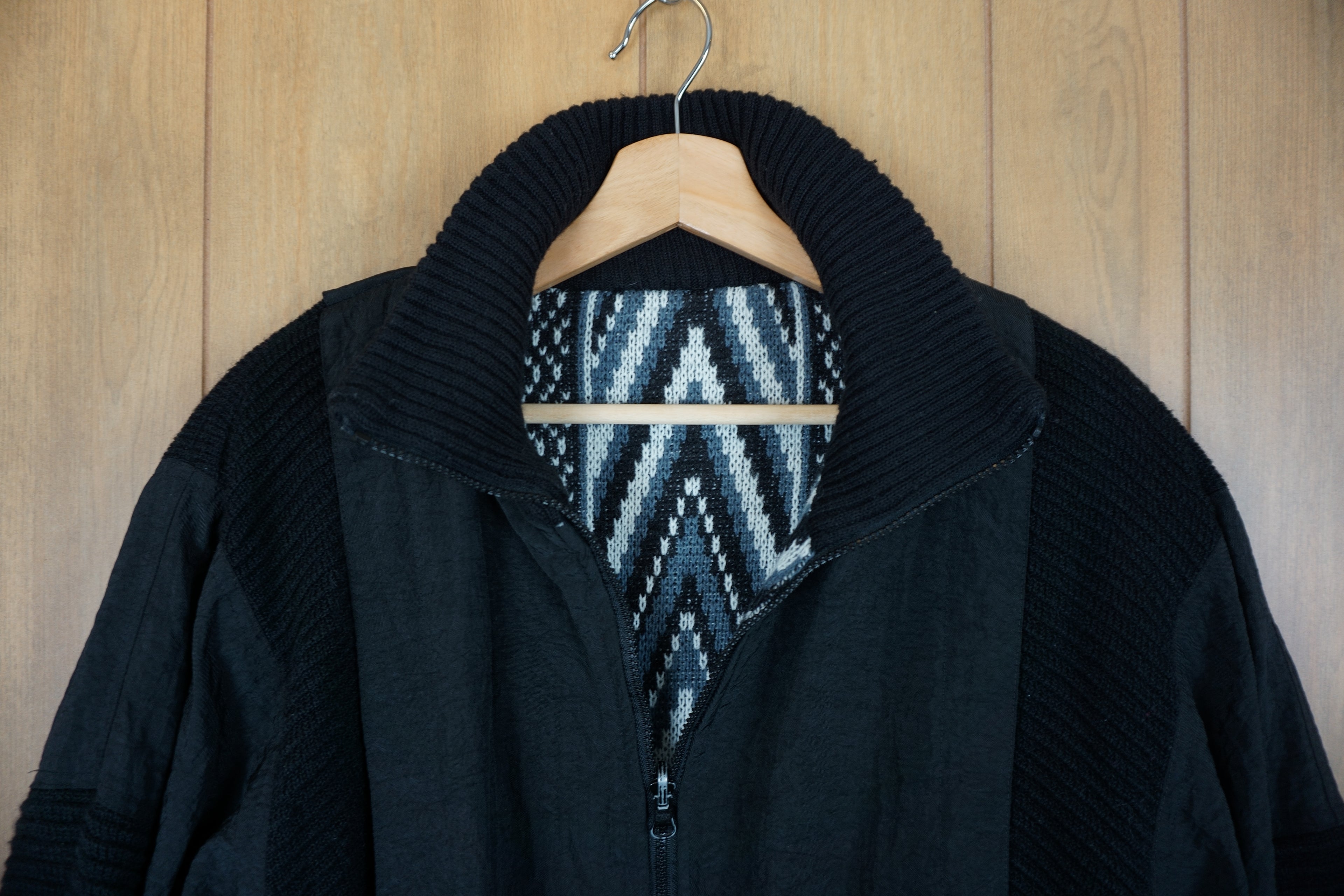 1990's Reversible Sweater Track Jacket