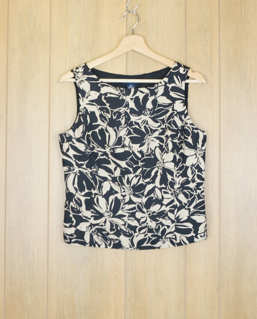 Anne Taylor Floral Silk Tank
