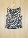 Anne Taylor Floral Silk Tank