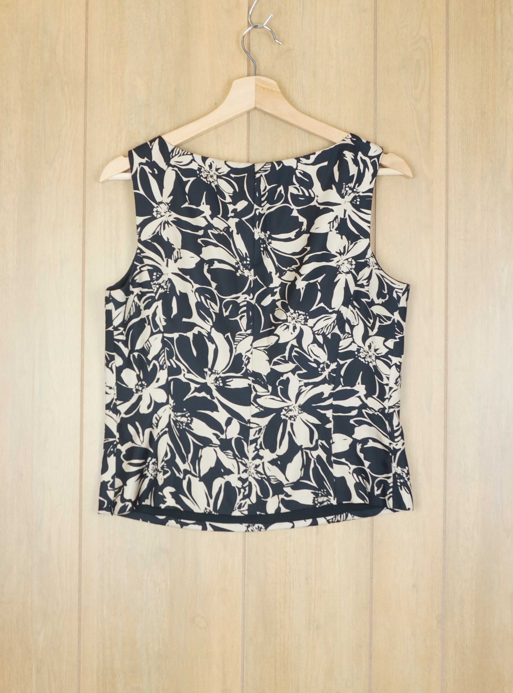 Anne Taylor Floral Silk Tank