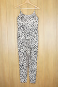 alice + olivia animal print cat suit