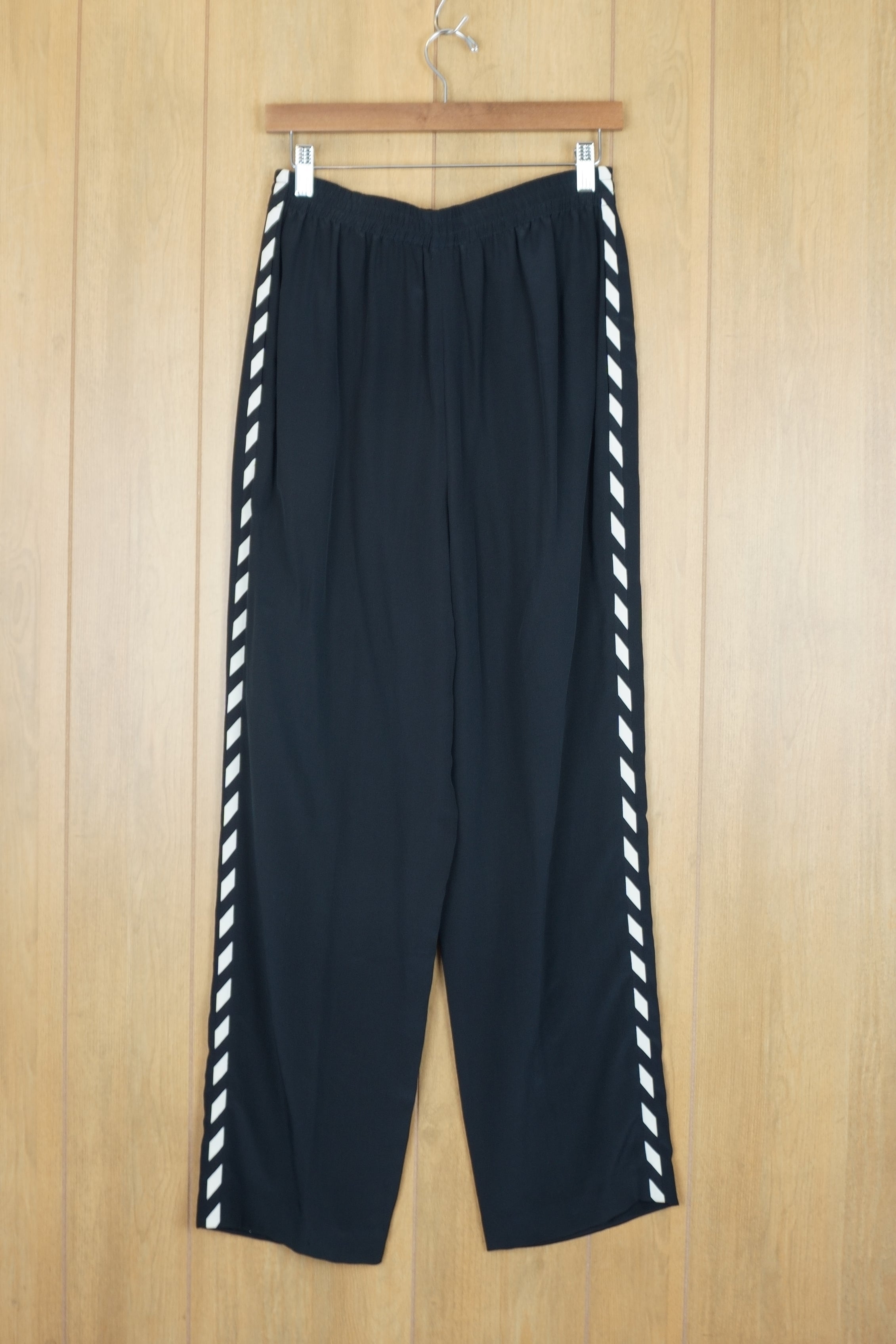 Vintage Bill Blass Dress side stripe silk pants - 10
