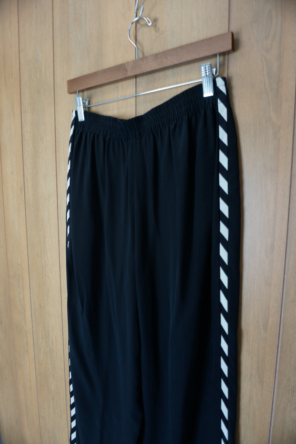 Vintage Bill Blass Dress side stripe silk pants - 10